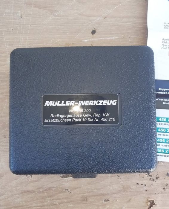 Set de reparare filet știfturi ghidaje etrier frână grup VAG
 Muller-Werkzeug Germania