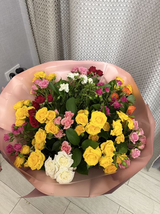 Цветы красивый большой букет