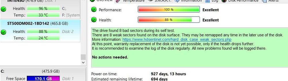 Pachet 2 x HDD 3.5" de 500 GB