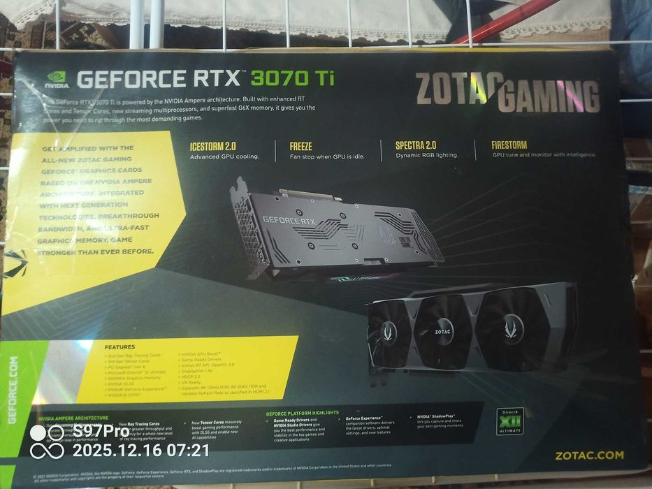 Zotac 3070ti Trinity OC