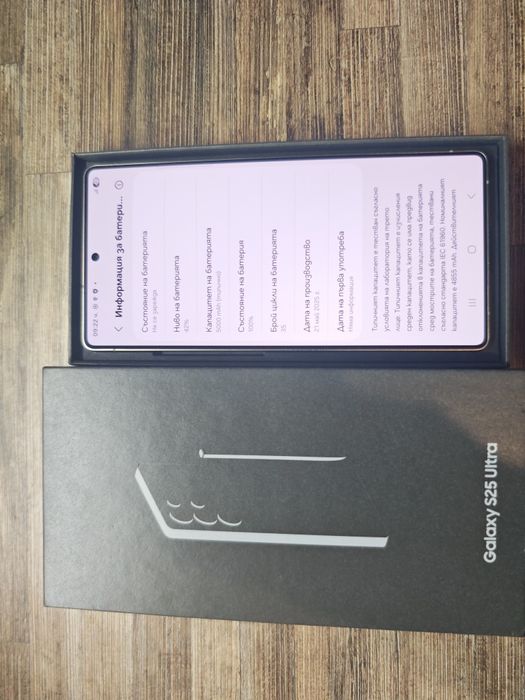 Като нов Samsung Galaxy S25 Ultra 512 GB Гаранция