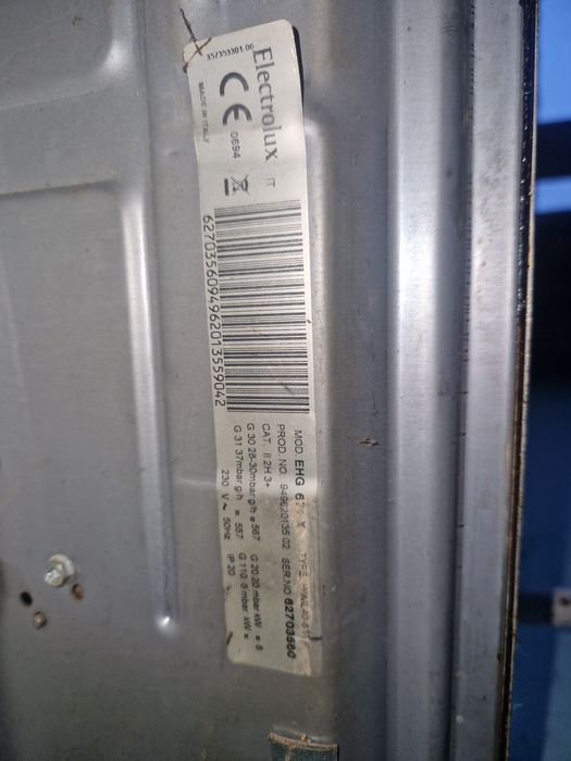 Plita gaz Electrolux italieneasca
