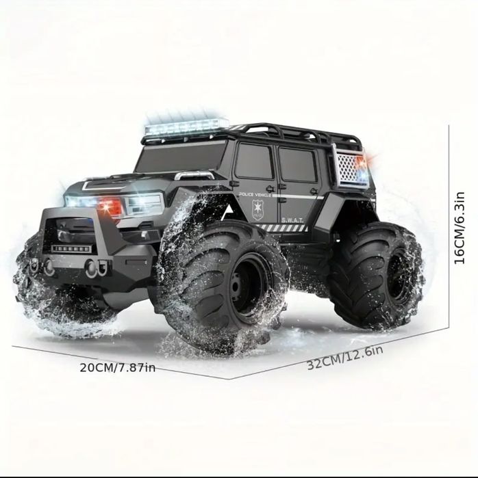 Полицейская машина на пульте управления, радиоуправляемая машина
