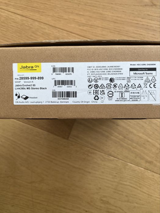 Слушалки Jabva Evolve2 85