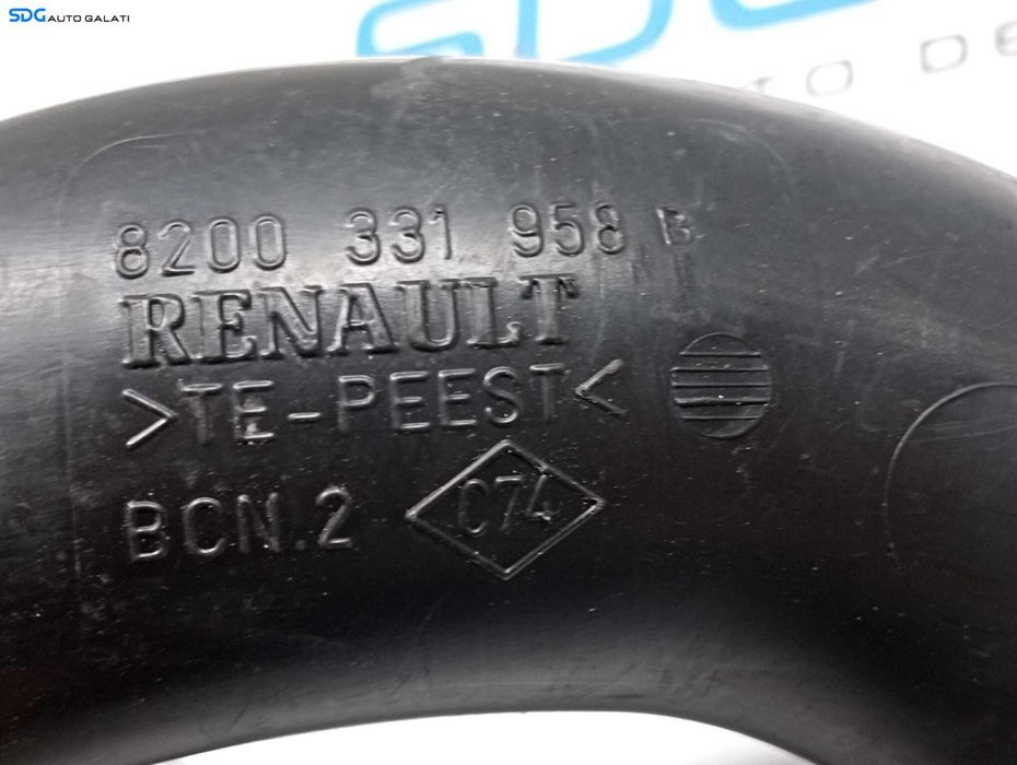 Furtun Conducta Aer Intercooler Turbo Turbina Turbosuflanta Dacia Sandero 1 1.5 DCI 2004 - 2012 Cod 8200331958 8200331958B [M7248]