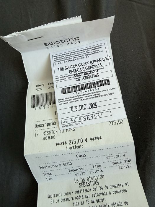 Ceas Omega x Swatch -moon swatch– Mission to Mars