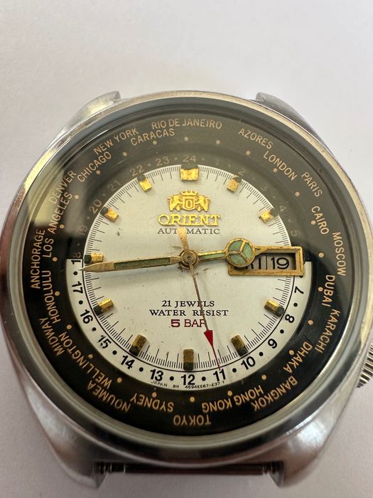 ORIENT World Time Automatic. 70-те години на миналия век.