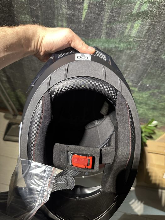 Мотошлем шлем черный матовый