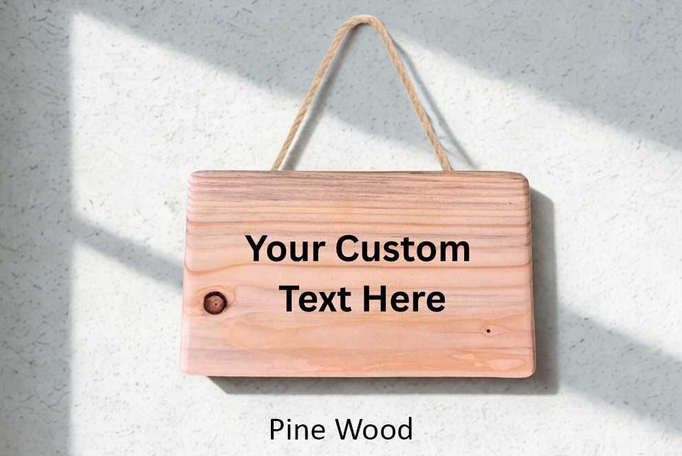 Semn usa/perete personalizat din lemn