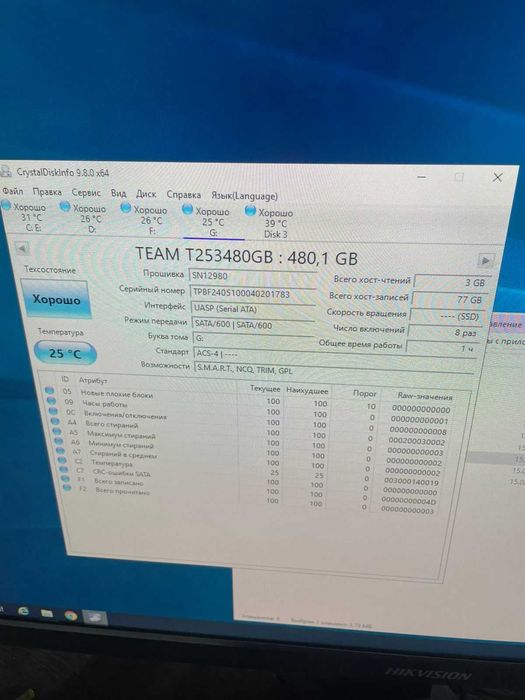 SSD 480gb / 512gb/ 2 tb жесткий диск