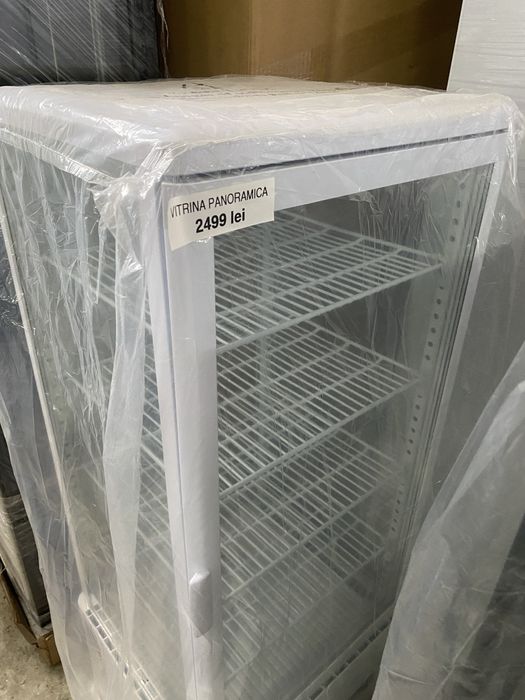 Vitrina frigorifica panoramica pentru patiserie/cofetarie/sandwich-uri