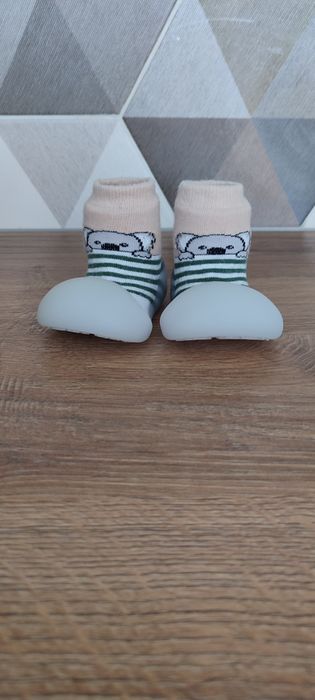 Big toes chameleon - бебешки обувки - чорапче