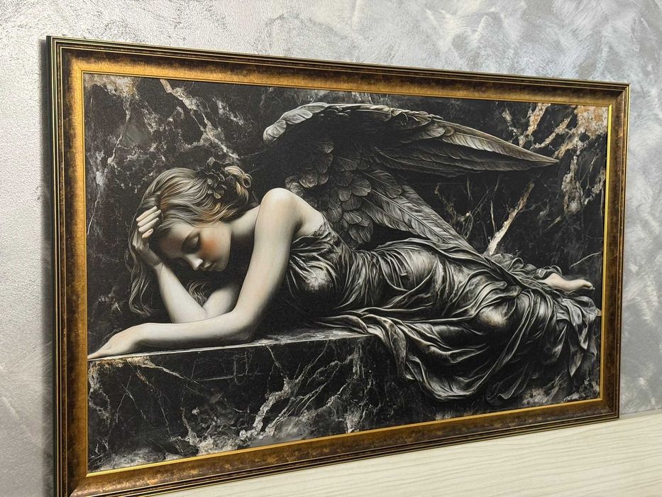 Tablou Artxlife- Sleeping Angel Black Marble