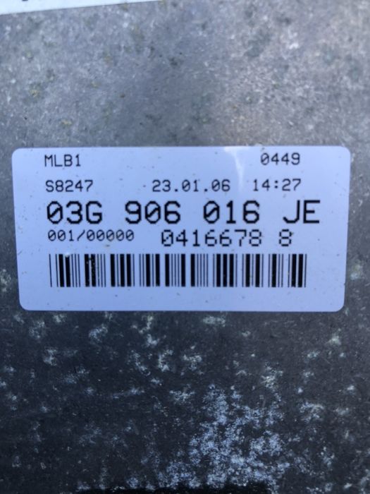 Calculator motor - ECU audi a4 b7 2.0 tdi 140 cp cod motor BLB