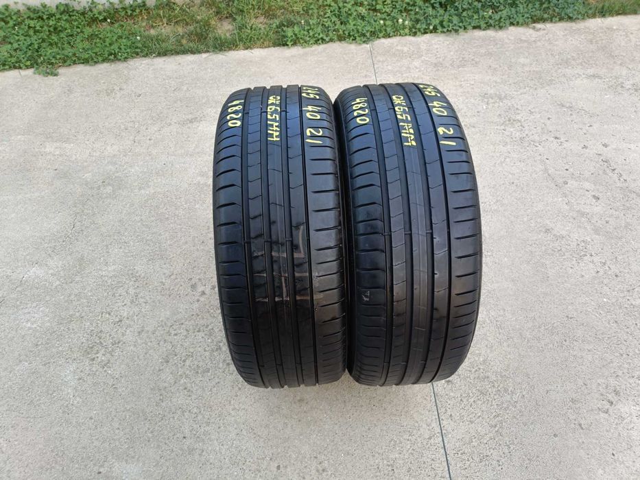 Doua anvelope vara 245 40 21 pirelli p zero pz4 profil de 6,5 mm