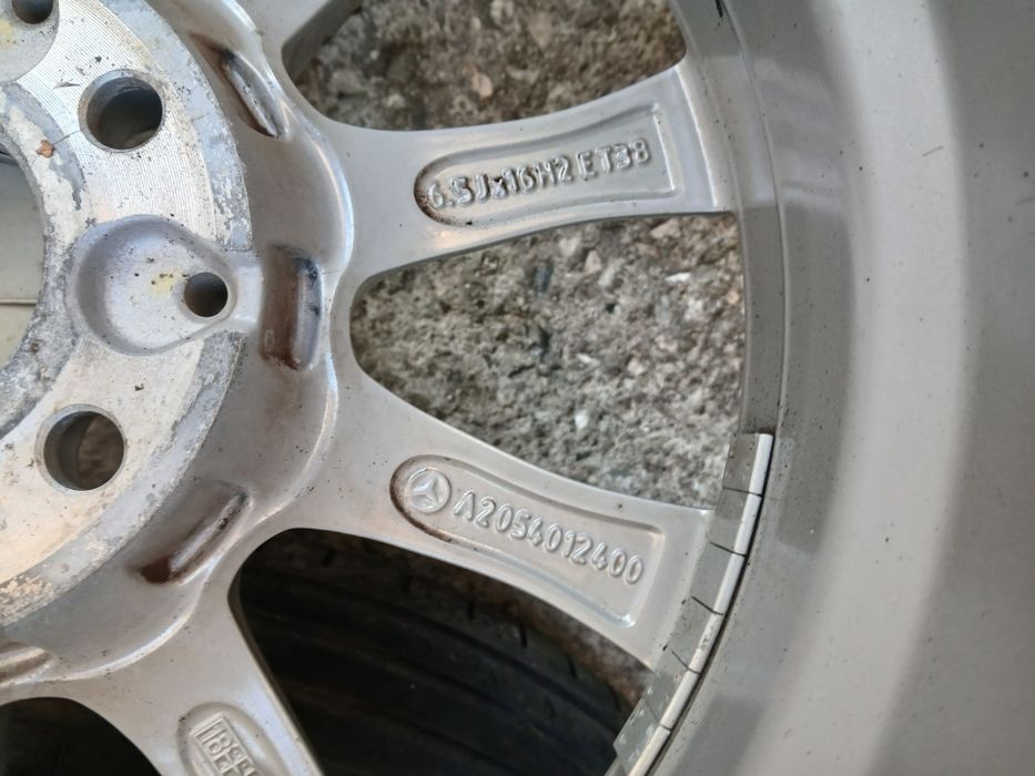 Оригинални Алу джанти 16цола за Mercedes w211-w212-E-class.w205.c-class.w204-5×112.Vito.viano