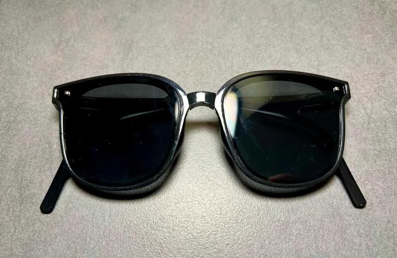 Ochelari de soare dama - Pliabili - Toc ochelari - Compozit - Negru