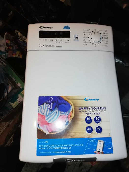 пералня Candy с горно зареждане, модел CST 27LET/1‑S