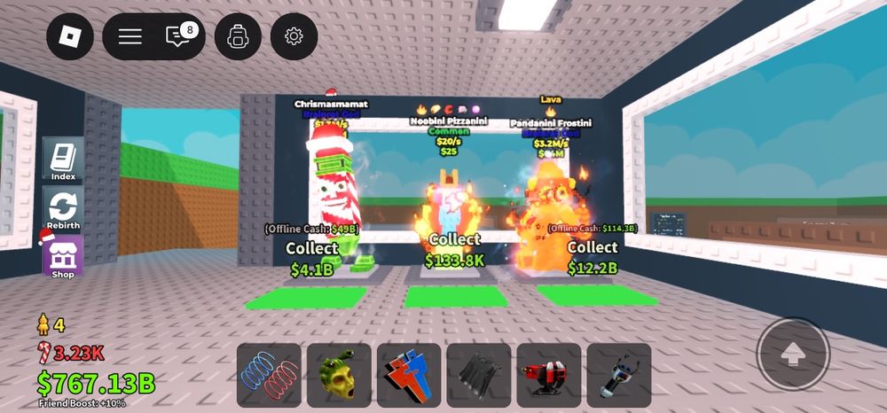 Колекция от Brainrot-и в Steal a Brainrot