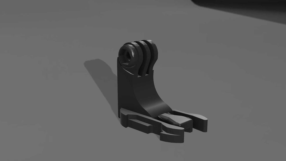 Braț Prindere GoPro Extins – Material ASA Premium