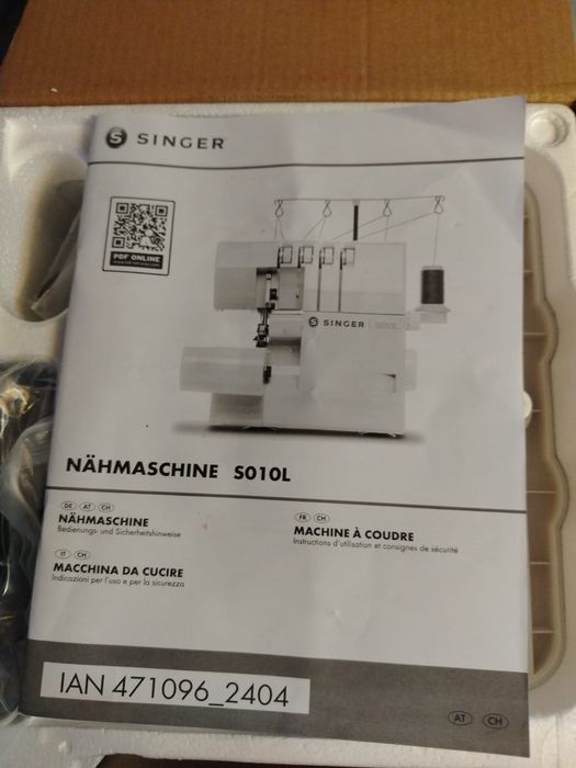 Masina de cusut si surfilat SINGER