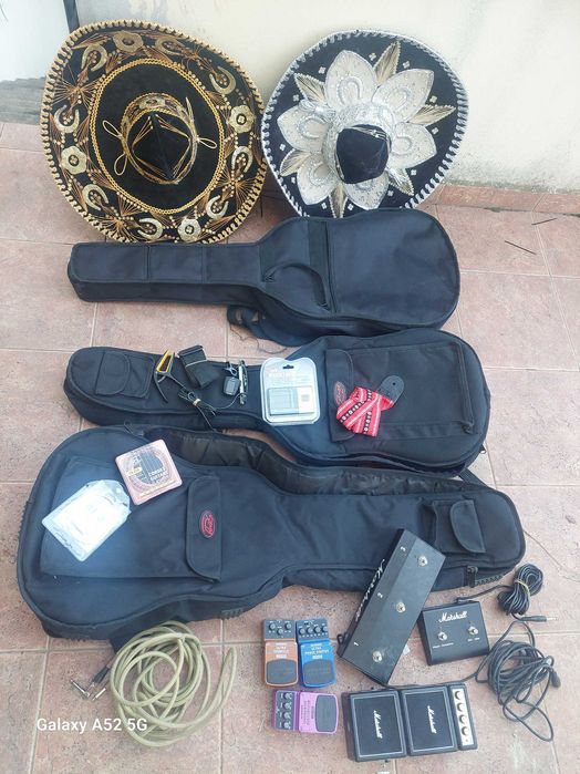 chitara clasica acustica electrica amplificator combo 5-100w de la