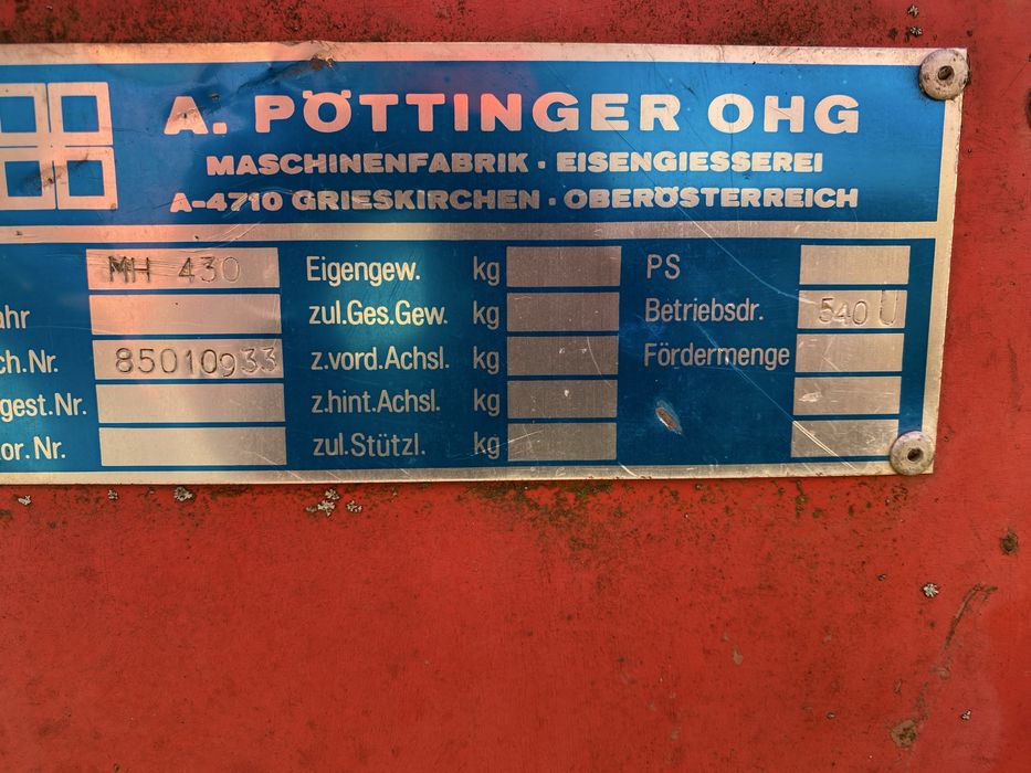 Pottinger Mex 2 Siloziera