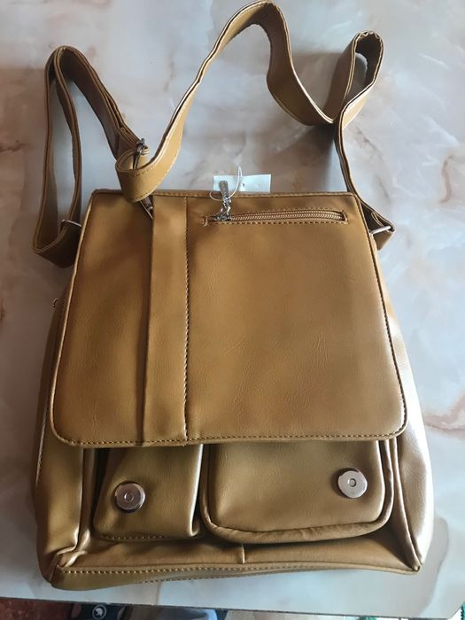 НОВА! Кожена спортна чанта