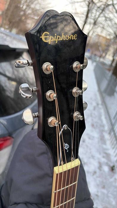 Chitara electro-acustica Epiphone Jumbo AJ-220SCE Vintage Sunburst