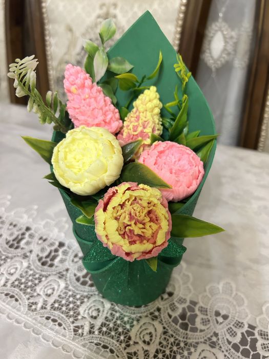 Продам цветы из мыла sotiladi доставка