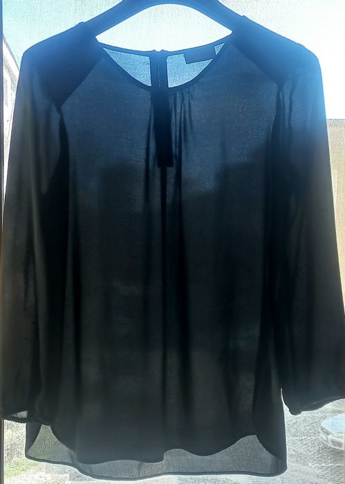 Bluză damă, Jessica din triplu-voal  negru.