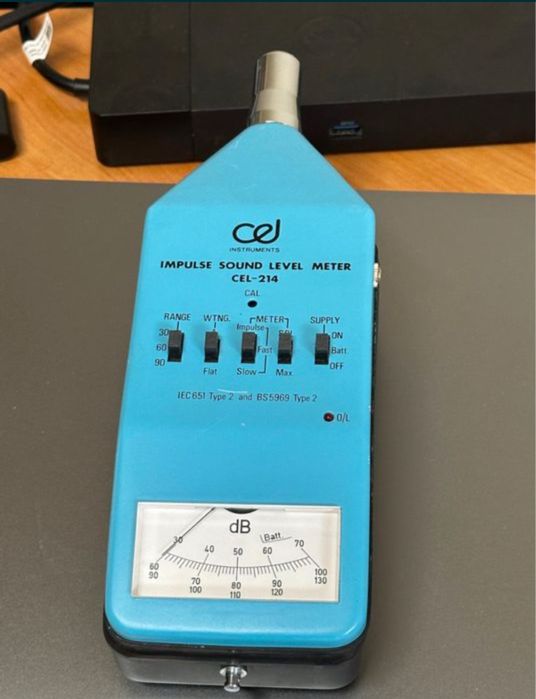 Impus sound level meter instrument masurare zgomot galagie decibelmetr