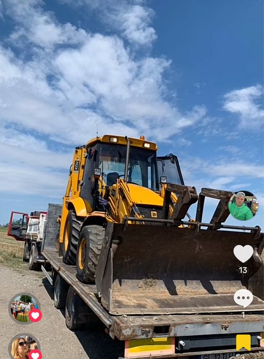 Disponibil basculanta+buldoexcavator in braila