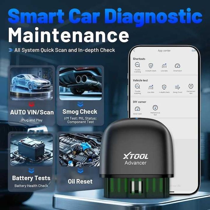 Diagnoza Tester Auto Multimarca XTOOL AD20 Pro OBD2