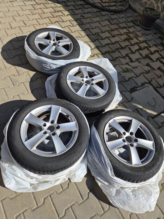 Jante audi r16 + cauciucuri de iarna