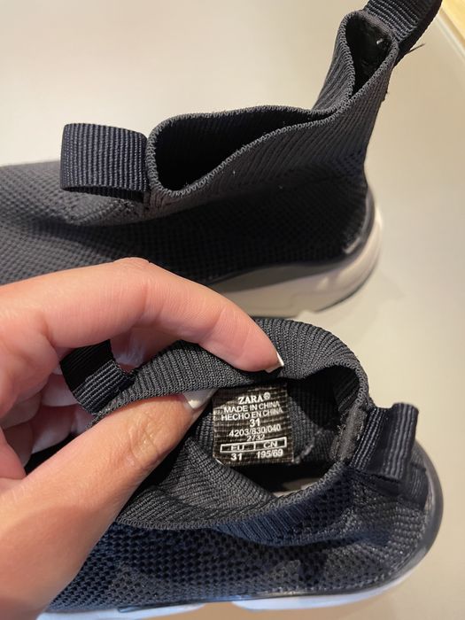 Маратонки Zara тип ,,чорап”