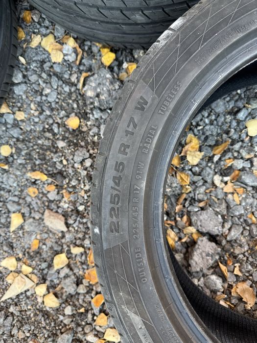 Продам летние шины 225/45/17