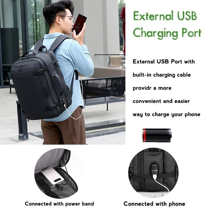 Городской дорожный/деловой смарт-рюкзак Meinaili 1920. No:709