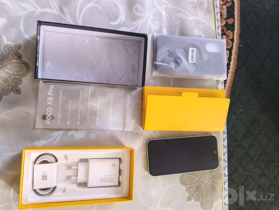 Poco x8pro kafolati bilan