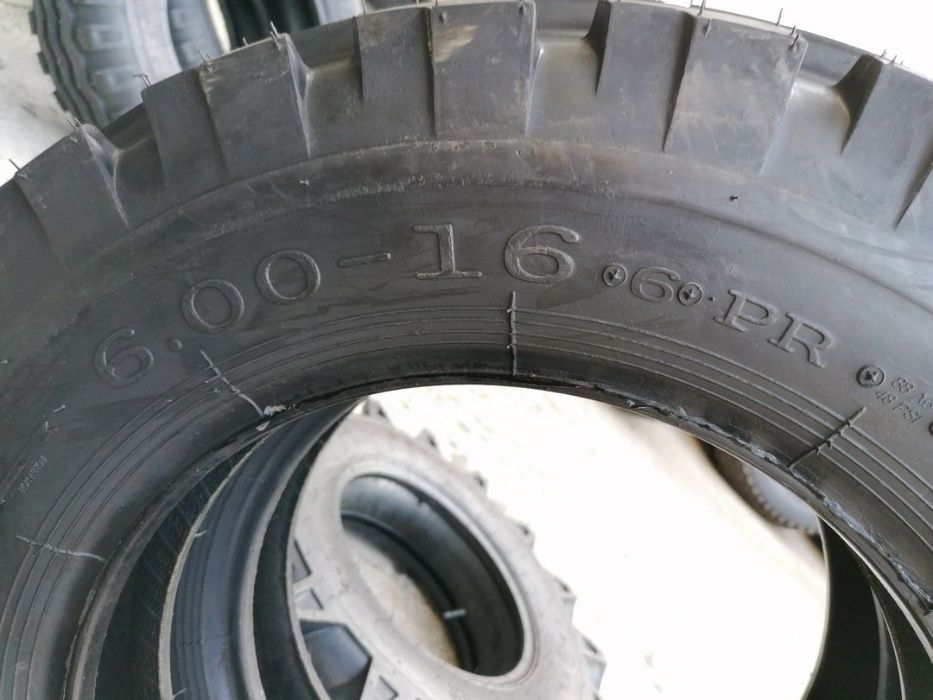 Anvelope noi 6.00-16 directie OZKA 6PR cauciucuri tractor FIAT U445