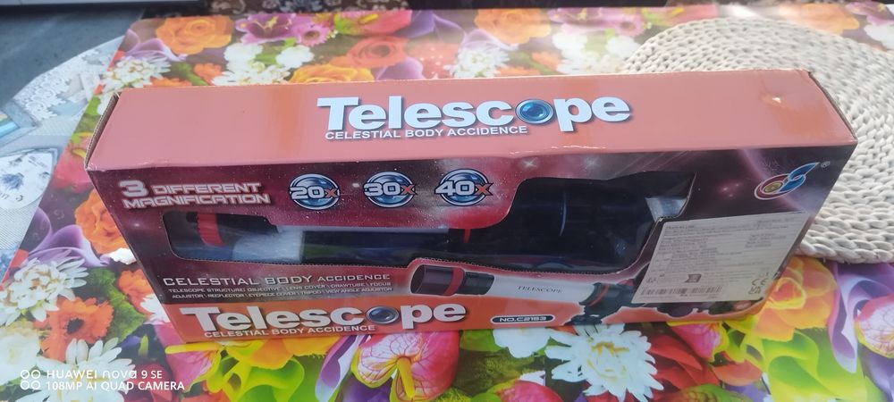 Продавам детски телескоп
Телескопът е подходящ за начинаещи и деца, ко