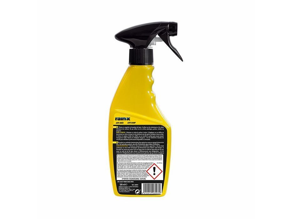 Solutie anti ceata Rain-X Anti Fog 500 ml, tratament pentru geamuri interioare si oglinda retrovizoare, elimina condensul