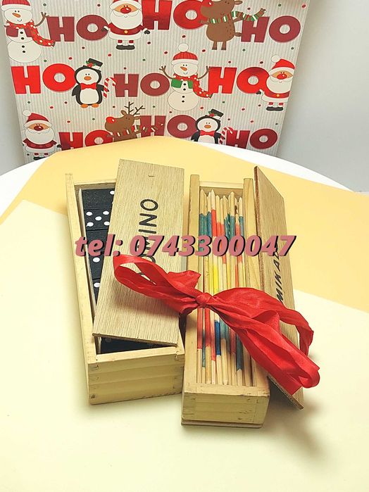 Pachet Cadouri  Joc Marocoo mikadoSi Domino  Transport Gratuit