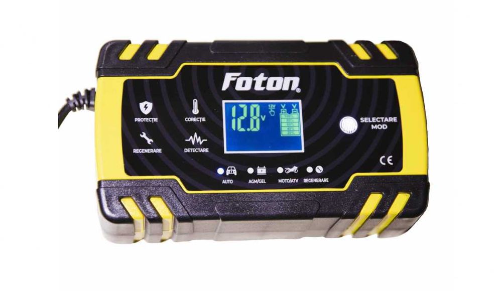 [NOU] Redresor auto inteligent Foton RI-1224-8 | regenerare/desulfatare | 12V/8A , 24V/4A