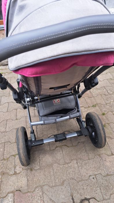 Cărucior pentru copii cu dizabilități Mewa MyWam roz