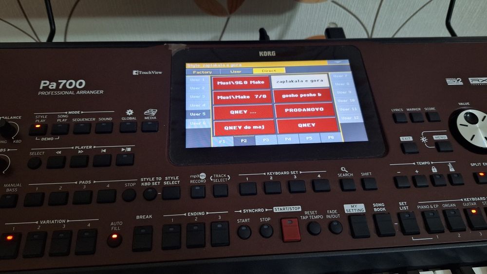 Коrg ра700 в отлично състояние