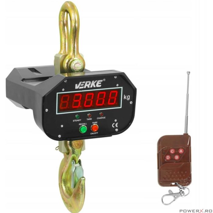Cantar cu telecomanda, capacitate 20-3000 kg, Verke