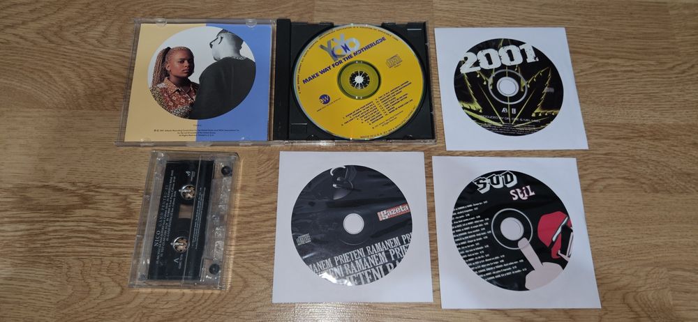 Lot 4 cd-uri si o caseta audio rap hip-hop  (Spike, Nico, Dre)