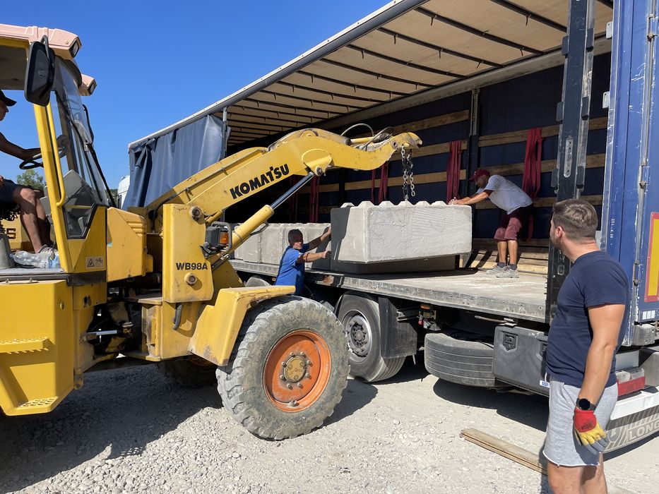 blocuri de beton, cuburi din beton, sprijinire maluri, podete,