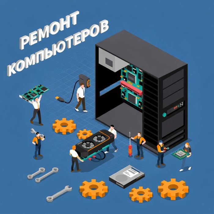 Ремонт и обслуживание компьютеров и ноутбуков. Мастер на выезд